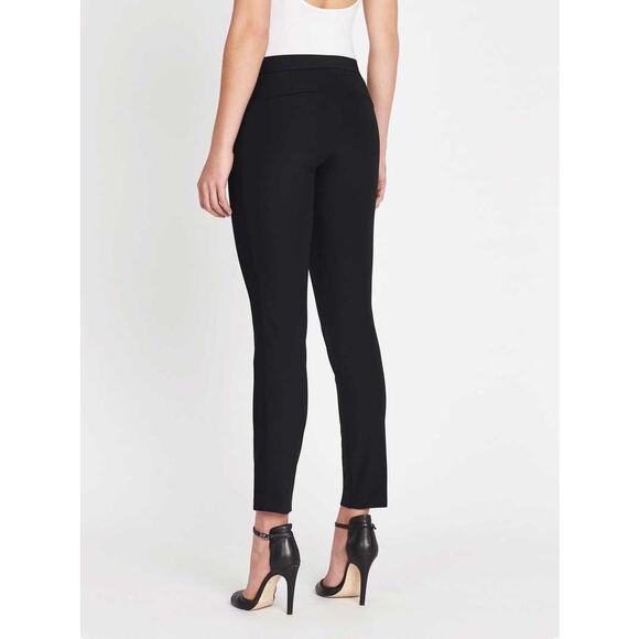 Rebecca Taylor Ava Techy Pants in Black Tuxedo Crop - Picture 13 of 14